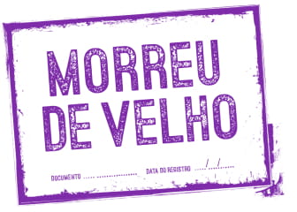 Nubank Vida: purple stamp written that the life insurance as you knew morreu de velho.